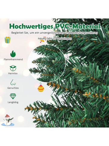 COSTWAY Künstlicher Weihnachtsbaum in Grün