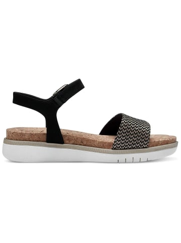 Tamaris Plateau Sandalen für Damen in schwarz
