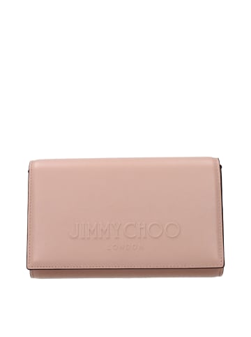 Jimmy Choo Pink Leder Clutch Tasche