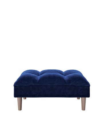 Playboy Ottoman "SCARLETT" in Blue Lagoon -  (B)88 x (H)43.5 x (T)57cm