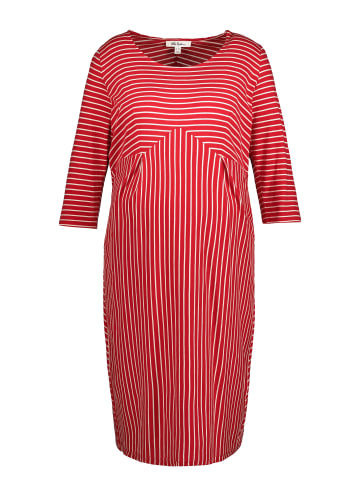 Ulla Popken Jerseykleid in dunkel rot