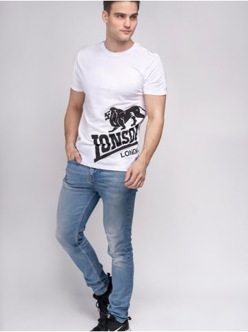 Lonsdale T-Shirt "Dereham" in Weiß