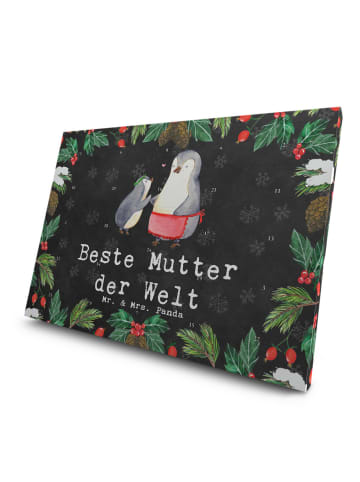 Mr. & Mrs. Panda Tee Adventskalender Pinguin Beste Mutter der We... in Kreidetafel