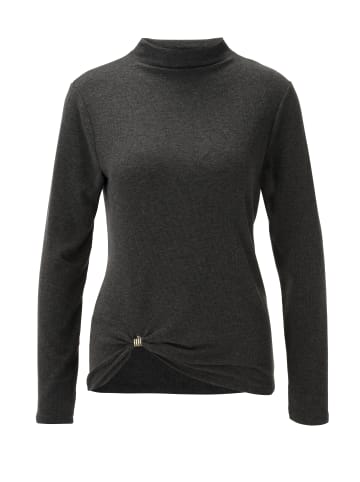Aniston CASUAL Langarmshirt in graumeliert