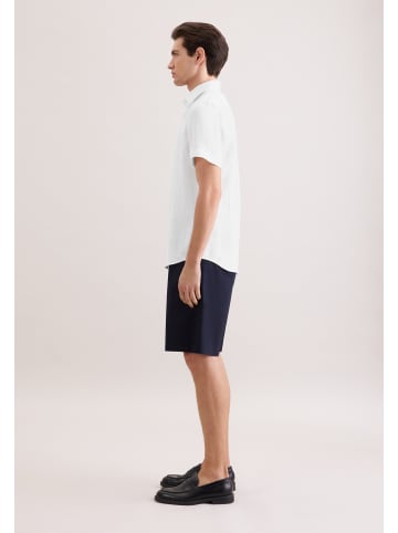 Seidensticker Leinenhemd Shaped in Weiß