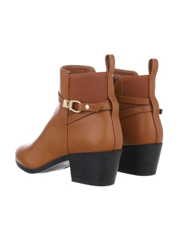 Ital-Design Stiefelette in Camel