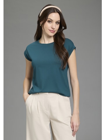 BOYSENS T-Shirt in petrol+mint+sand