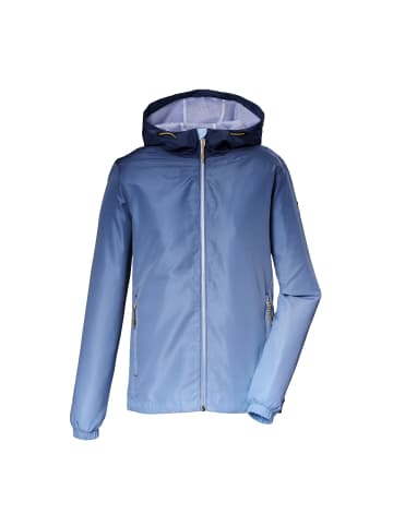 Killtec Sommerjacke mit Kapuze wasserabweisend und Mesh Innenfutter in Blau