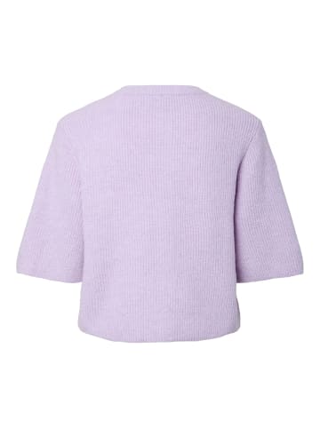Pieces Strickjacke in Pastel Lilac