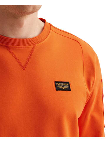 PME Legend Sweatshirt CREWNECK AMERICAN CLASSIC in Orange