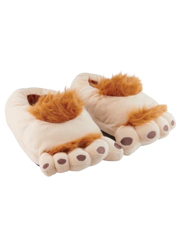 United Labels 3D Halflinger Hobbit Füße Hausschuhe in braun