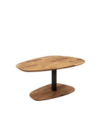 58 aufm Kessel COUCHTISCH Cecilla 95x65x48 höhenverstellbar Anthrazit/Wildeiche