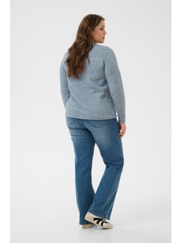 KAFFE curve Strickjacke KCniela Regular fit in Windward Blue Melange