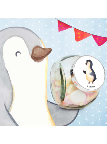 Mr. & Mrs. Panda Bonbonglas Pinguin Marienkäfer ohne Spruch in Weiß