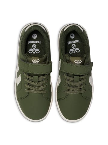 Hummel Hummel Elastische Schnürsenkel Sneaker Derby Court Lebensstil Kinder in WINTER MOSS