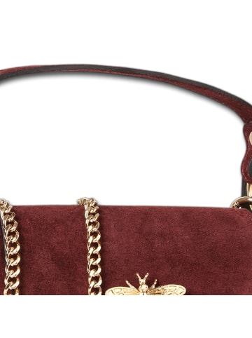 Toscanto Leder Umhängetasche Toscanto Tasche bordeauxrot ca. 19cm
