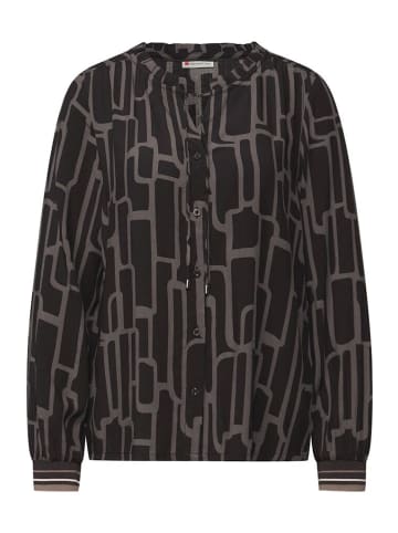 Street One Langarmbluse in darkest brown