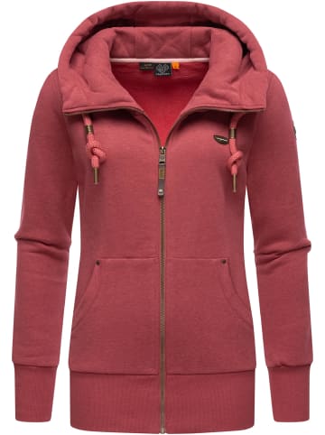 ragwear Sweatjacke Neska Zip in Raspberry23