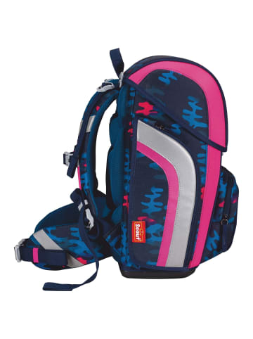 Scout Genius DIN - Schulranzen Set 4 tlg. mit Turnbeutel (Action) in Magic Sea