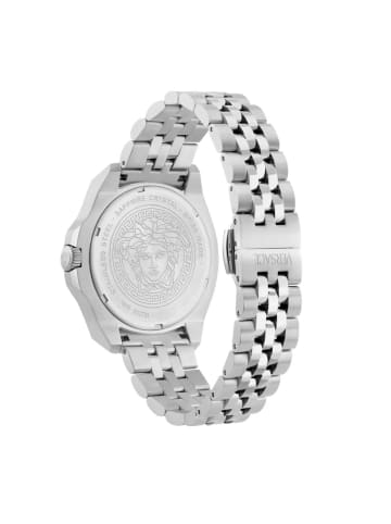 Versace Analoguhr für Herren in silber