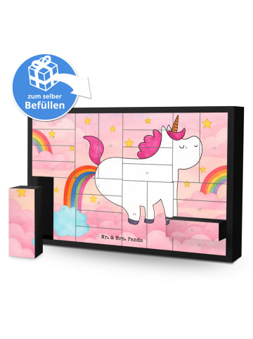 Mr. & Mrs. Panda Adventskalender Einhorn Pupsen Design ohne Spruch in Weiß