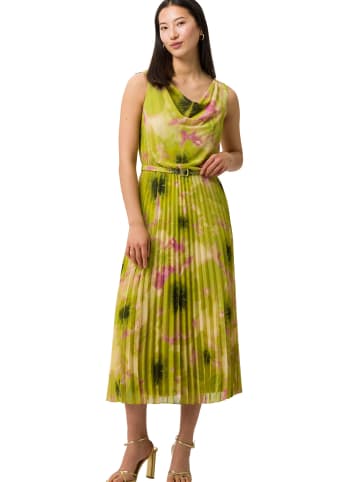 Zero  Chiffonkleid mit Plisseefalten in GreenGreen