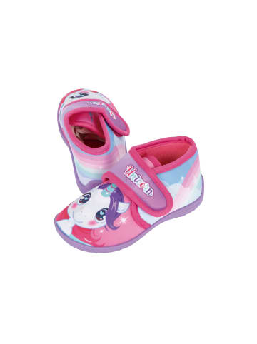 Zaska Hausschuhe Einhorn in Rosa