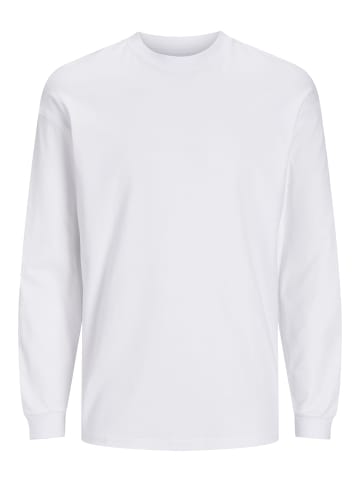 Jack & Jones Langarm-T-Shirt in White