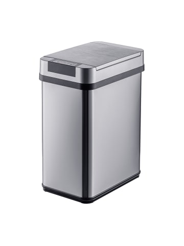 relaxdays Mülleimer mit Sensor in Silber - 12 Liter