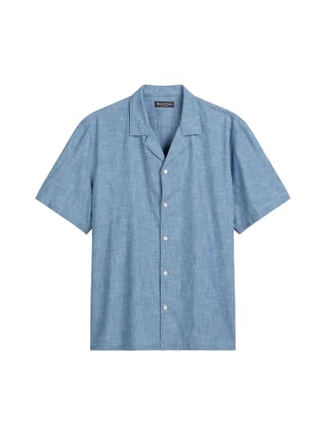 Marc O'Polo Kurzarm-Hemd regular in multi/ indigo washed