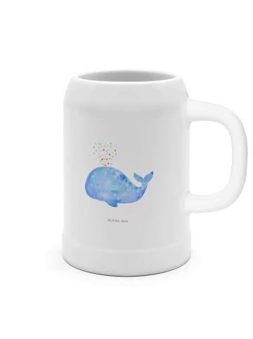 Mr. & Mrs. Panda Seidel Wal Konfetti ohne Spruch in Weiß