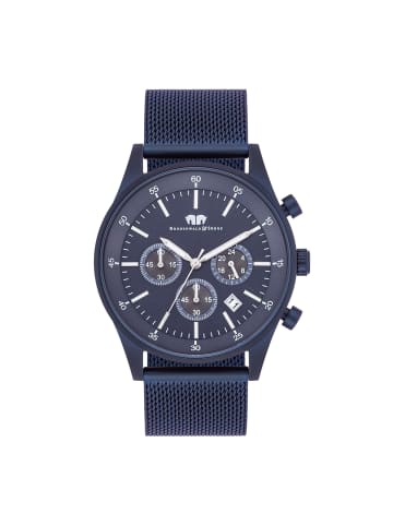 Rhodenwald & Söhne Herren Chronograph blau Edelstahl blau in blau