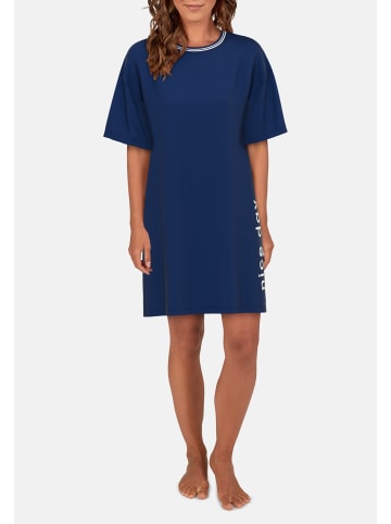 Tom Tailor Nachthemd Breda in blau-mittel-Allover