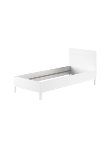 58 aufm Kessel KINDERZIMMER SET Keely Kiefer weiß Bett Nachtkonsole Schrank Kommode
