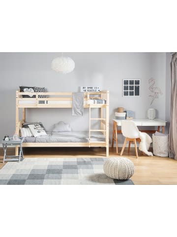 Beliani 4-tlg Kinderbett REVIN in Braun
