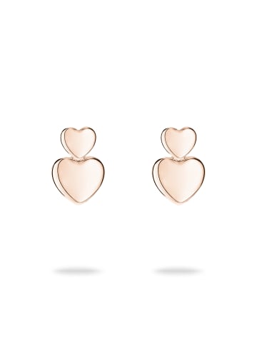 Tamaris Ohrringe Bold Hearts in roségold