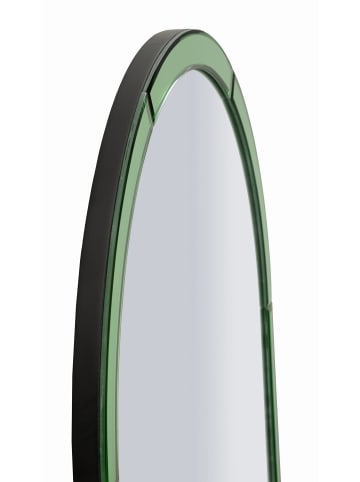 Mauro Ferretti Wandspiegel mit grünem Glasrahmen, 55 x 2 x 150 cm