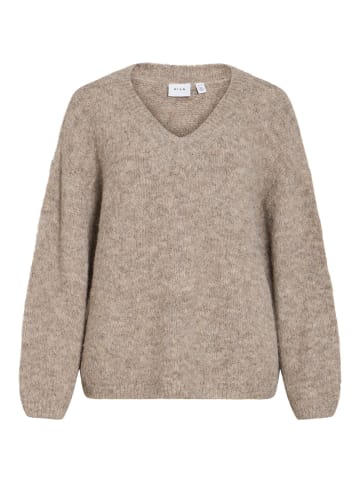 Vila Strickpullover in Natural Melange1