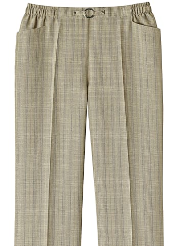 WITT WEIDEN Schlupfhose in camel + camel-kariert