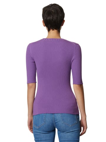 Marc O'Polo DENIM Kurzarm-Strickpullover fitted in grand violet