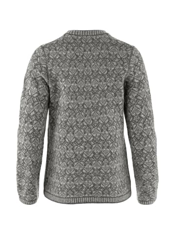 FJÄLLRÄVEN Sweatshirt Snow Round Neck Sweater in Grau
