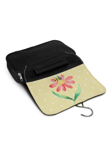 Mr. & Mrs. Panda Waschtasche Hummel Blume ohne Spruch in Gelb Pastell