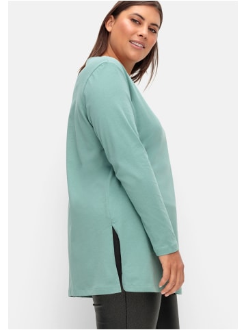 sheego Longshirt in jade