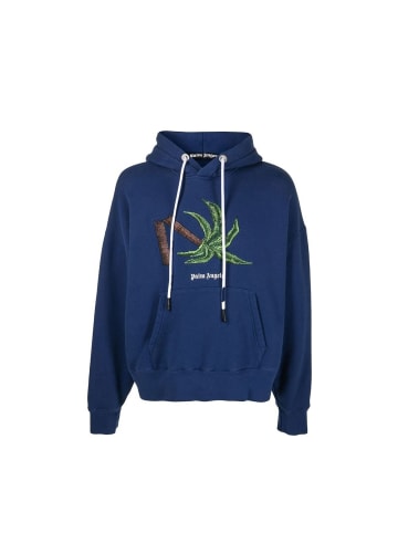 Palm Angels Blau Baumwolle Sweatshirt