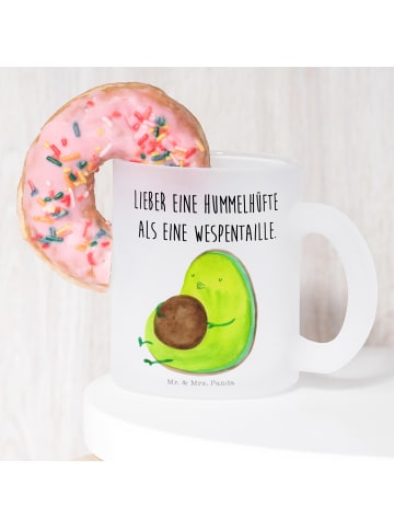 Mr. & Mrs. Panda Teetasse Avocado Pfeifen mit Spruch in Transparent