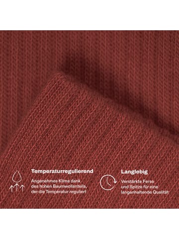 von Jungfeld Tennissocken CASUAL CLASSIC in Dark Red