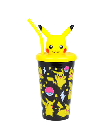 Pokémon Trinkbecher mit 3-D Topper Pokémon Pikachu 500ml in Bunt