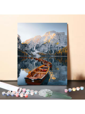 ARTNANAS DIY Malen nach Zahlen Set-"Spiegelsee" 