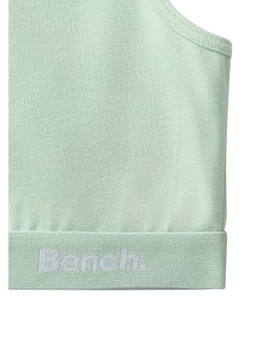 Bench Bustier in mint / schwarz / grau-meliert