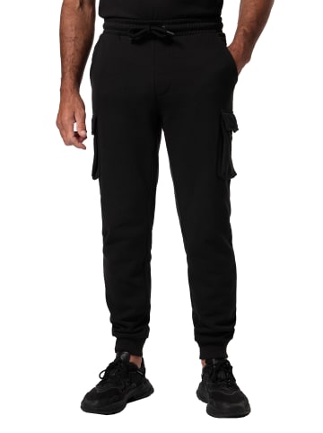 JP1880 Lange Sweathose in schwarz